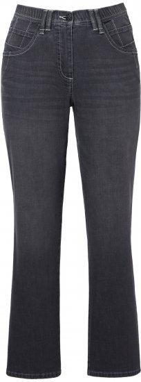 Ulla Popken Wide Leg Mandy Jeans Black - Jeans & Bukser i Store Størrelser – Plus Size - 