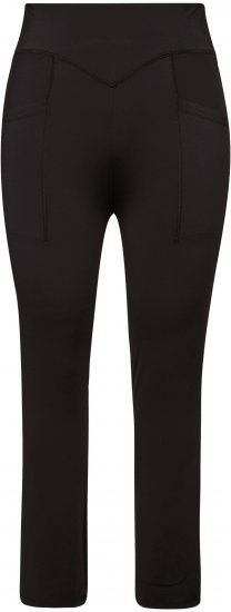Ulla Popken Straight Leg Quick Drying Leggings Black - Jeans & Bukser i Store Størrelser – Plus Size - 