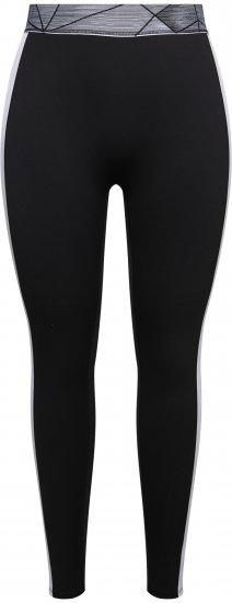 Ulla Popken High Waisted Leggings Black - Jeans & Bukser i Store Størrelser – Plus Size - 