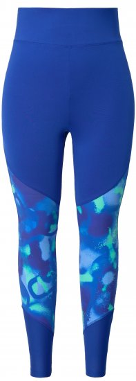 Ulla Popken Quick Dry Abstract Print Leggings Blue - Jeans & Bukser i Store Størrelser – Plus Size - Jeans & bukser, EU 42-70