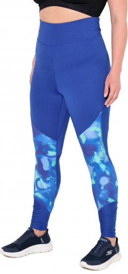 Ulla Popken Quick Dry Abstract Print Leggings Blue - Jeans & Bukser i Store Størrelser – Plus Size - Jeans & bukser, EU 42-70