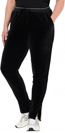 Ulla Popken Velvet Leggings Black - Jeans & Bukser i Store Størrelser – Plus Size - Jeans & bukser, EU 42-70