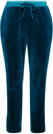 Ulla Popken Velvet Leggings Blue - Jeans & Bukser i Store Størrelser – Plus Size - 