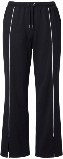 Ulla Popken Tracksuit Pants Black - Jeans & Bukser i Store Størrelser – Plus Size - 