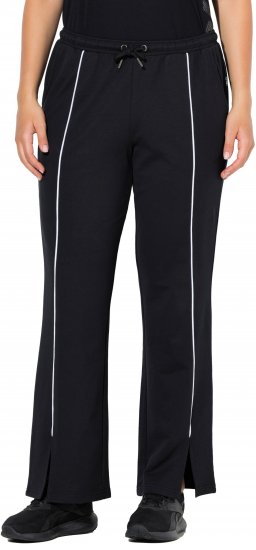 Ulla Popken Tracksuit Pants Black - Jeans & Bukser i Store Størrelser – Plus Size - 