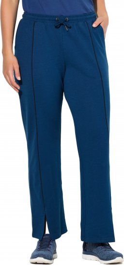 Ulla Popken Tracksuit Pants Blue - Jeans & Bukser i Store Størrelser – Plus Size - Jeans & bukser, EU 42-70