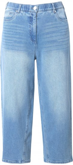 Ulla Popken Tapered Leg Mom Jeans Blue - Jeans & Bukser i Store Størrelser – Plus Size - 
