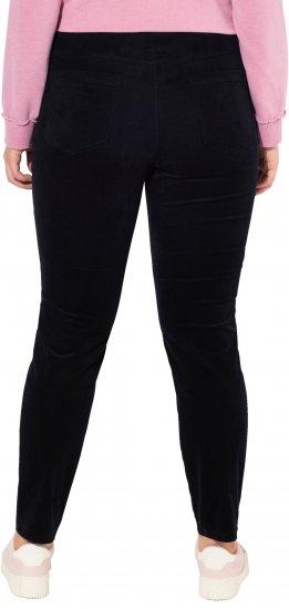 Ulla Popken Corduroy Leggings Navy - Jeans & Bukser i Store Størrelser – Plus Size - 