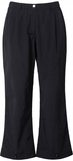 Ulla Popken Decorative Seam Flared Leg Cargo Pants Black - Ulla Popken - 