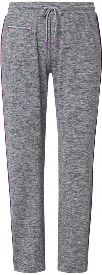 Ulla Popken Quick Drying Jogging Pants Grey - Jeans & Bukser i Store Størrelser – Plus Size - 