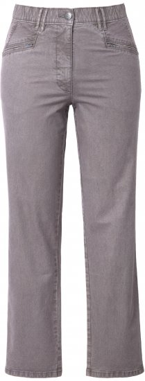 Ulla Popken Tapered Leg Mony Pants Black - Jeans & Bukser i Store Størrelser – Plus Size - 