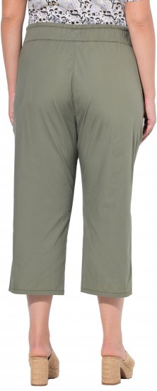 Ulla Popken Stretch Fit Paper Bag Culottes Green - Jeans & Bukser i Store Størrelser – Plus Size - Jeans & bukser, EU 42-70