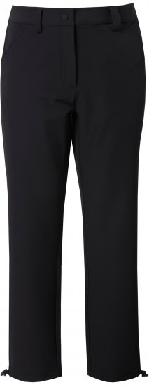Ulla Popken Triple Function Comfort Waist Softshell Pants Black - Jeans & Bukser i Store Størrelser – Plus Size - 