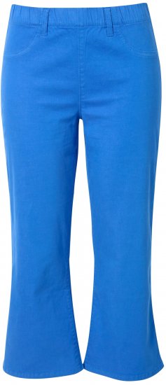 Ulla Popken Wide Leg Twill Mary Fit Culottes Deep Aqua - Jeans & Bukser i Store Størrelser – Plus Size - 