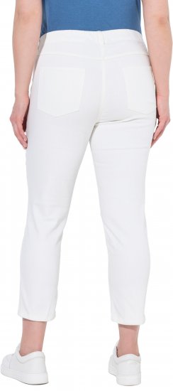 Ulla Popken Cropped Jeggings Snow White - Jeans & Bukser i Store Størrelser – Plus Size - 