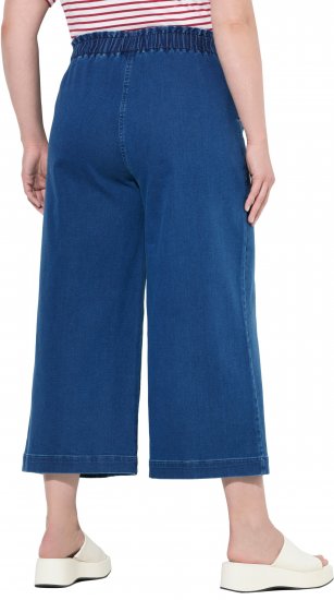 Ulla Popken Denim Culottes Blue - Jeans & Bukser i Store Størrelser – Plus Size - 