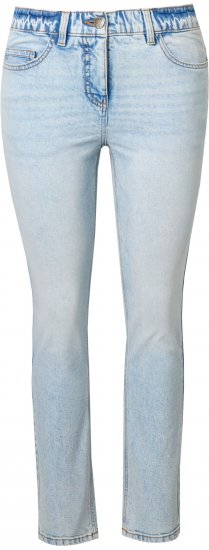 Ulla Popken Slim Leg Stretch Fit Jeans Light Blue Denim - Jeans & Bukser i Store Størrelser – Plus Size - 