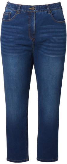 Ulla Popken Stretch Fit Jeans Light Blue Denim - Jeans & Bukser i Store Størrelser – Plus Size - 