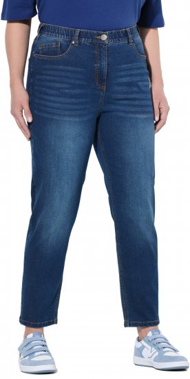 Ulla Popken Stretch Fit Mom Jeans Blue Denim - Jeans & Bukser i Store Størrelser – Plus Size - 