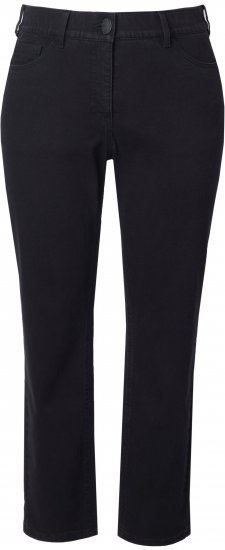 Ulla Popken Stretch Fit Boyfriend Jeans Black - Jeans & Bukser i Store Størrelser – Plus Size - Jeans & bukser, EU 42-70