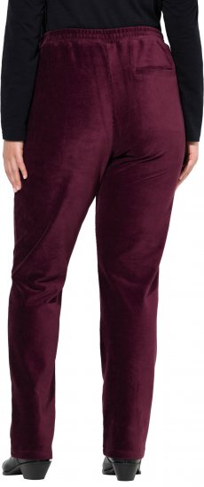 Ulla Popken Corduroy Elastic Waist Pants Brown - Jeans & Bukser i Store Størrelser – Plus Size - 
