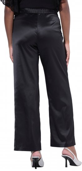 Ulla Popken Rhinestone Detail Comfort Waist Pants Black - Jeans & Bukser i Store Størrelser – Plus Size - 