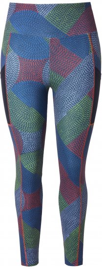 Ulla Popken Quick Drying Stitch Print Performance Leggings Grey - Jeans & Bukser i Store Størrelser – Plus Size - Jeans & bukser, EU 42-70
