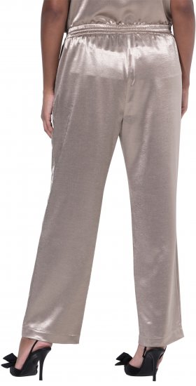 Ulla Popken Metallic Satin Elastic Waist Pants Orange - Jeans & Bukser i Store Størrelser – Plus Size - Jeans & bukser, EU 42-70