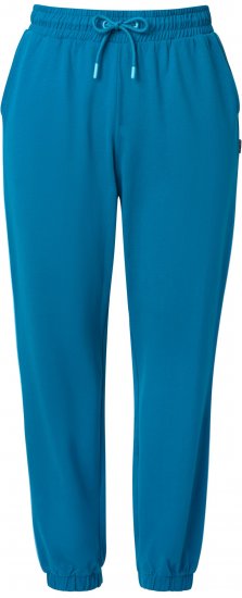 Ulla Popken Contrast Piping Joggers Blue - Jeans & Bukser i Store Størrelser – Plus Size - 