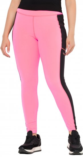 Ulla Popken Quick Drying Sports Leggings Pink - Jeans & Bukser i Store Størrelser – Plus Size - Jeans & bukser, EU 42-70
