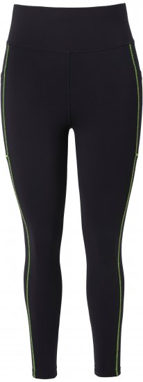 Ulla Popken Neon Seam Quick Drying Performance Leggings Black - Jeans & Bukser i Store Størrelser – Plus Size - Jeans & bukser, EU 42-70