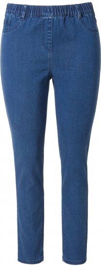 Ulla Popken Denim Five Pocket Jeggings Blue Denim - Jeans & Bukser i Store Størrelser – Plus Size - 