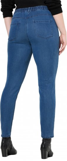 Ulla Popken Denim Five Pocket Jeggings Blue Denim - Jeans & Bukser i Store Størrelser – Plus Size - 