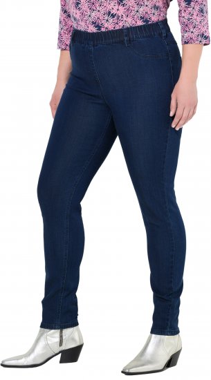 Ulla Popken Denim Five Pocket Jeggings Denim Blue - Jeans & Bukser i Store Størrelser – Plus Size - 