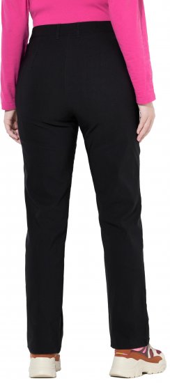 Ulla Popken Bengaline Elastic Waist Pants Black - Jeans & Bukser i Store Størrelser – Plus Size - Jeans & bukser, EU 42-70