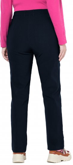 Ulla Popken Bengaline Elastic Waist Pants Navy - Jeans & Bukser i Store Størrelser – Plus Size - Jeans & bukser, EU 42-70