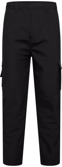 Kam Jeans 245 Soft Shell Elasticated Pants Black - Kam Jeans - 