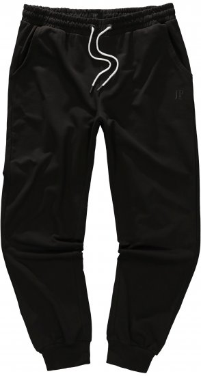 JP1880 Sweatpants Modern Fit Lightweight Black - HERRETØJ MT-6XLT - Tøj til høje mænd