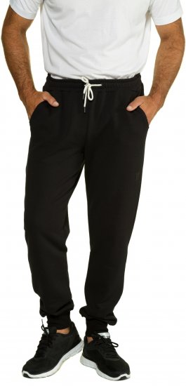 JP1880 Sweatpants Modern Fit Lightweight Black - HERRETØJ MT-6XLT - Tøj til høje mænd