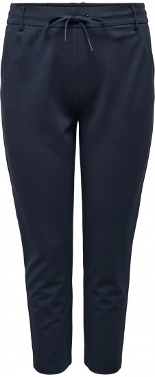 Only Carmakoma Goldtrash Classic Pants Navy - Bukser - 