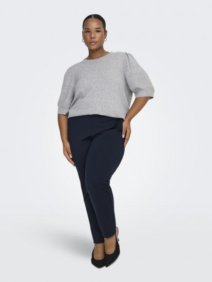 Only Carmakoma Goldtrash Classic Pants Navy - Bukser - 