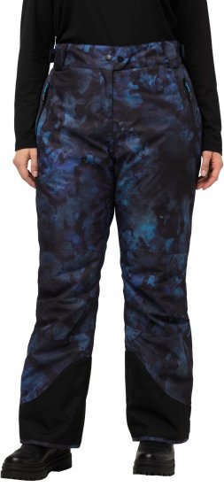 Ulla Popken Functional Trousers Ski Trousers Waterproof Velcro Closure Navy - Jeans & Bukser i Store Størrelser – Plus Size - 