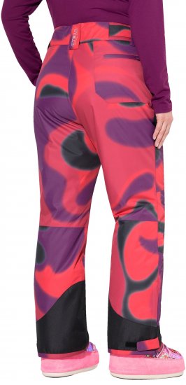 Ulla Popken Hyprar Ski Pants Waterproof Velcro Closure Shaped Knees Berry Pink - Jeans & Bukser i Store Størrelser – Plus Size - Jeans & bukser, EU 42-70