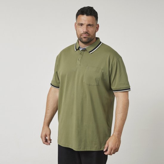 North Latitude 61128 Superflex Pikétrøje Olivengrøn - Polotrøjer - Polotrøjer 2XL-8XL