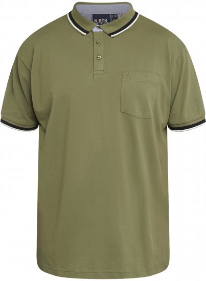 North Latitude 61128 Superflex Pikétrøje Olivengrøn - Polotrøjer - Polotrøjer 2XL-8XL