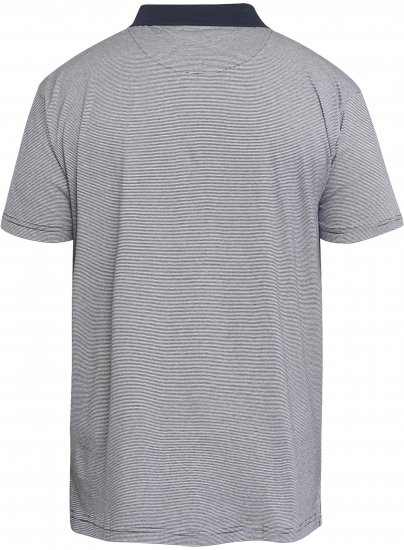 North Latitude 61136 Stribet Garnfarvet Pikétrøje Marineblå - Polotrøjer - Polotrøjer 2XL-8XL