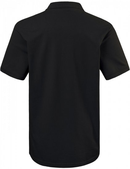 JP1880 702560 Poloshirt i bomuldspiké Sort - Polotrøjer - Polotrøjer 2XL-8XL