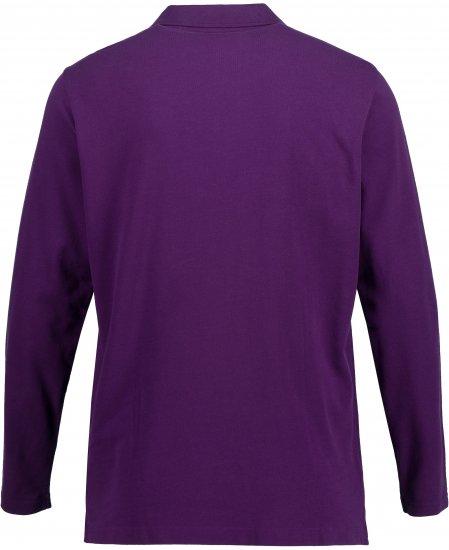 JP1880 Polo Shirt Long Sleeve Pique Purple - Polotrøjer - Polotrøjer 2XL-8XL