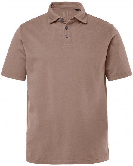 JP1880 Polo Shirt Short Sleeve Pique Vintage Brown - Polotrøjer - Polotrøjer 2XL-8XL