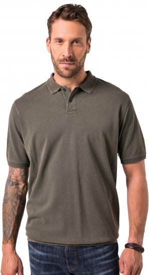 JP1880 Polo Shirt Pique Vintage Mocha - Polotrøjer - Polotrøjer 2XL-8XL
